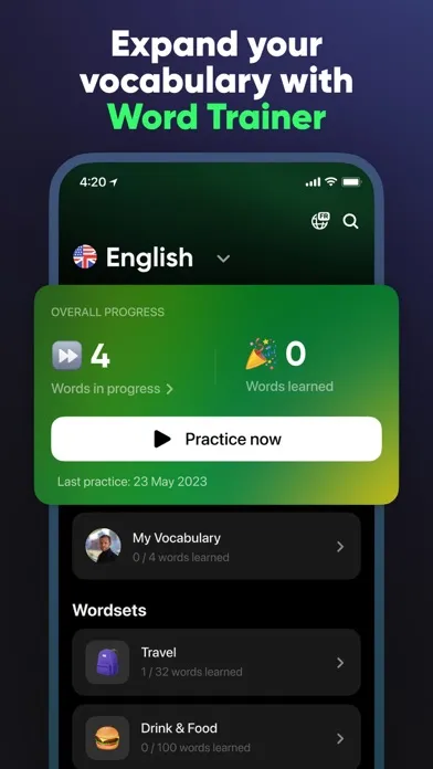 Capturas de tela do LiveXP: Learn a new language