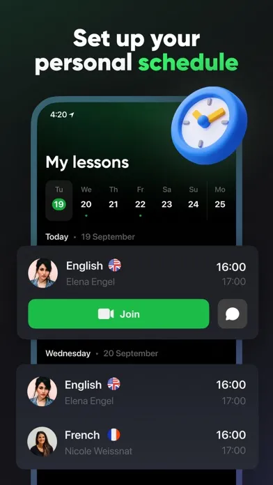Capturas de tela do LiveXP: Learn a new language