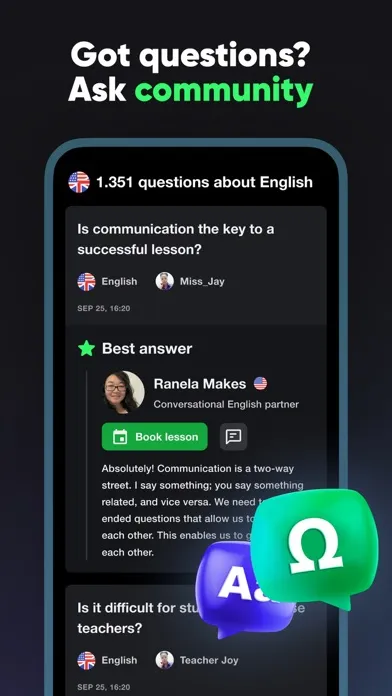 Capturas de tela do LiveXP: Learn a new language
