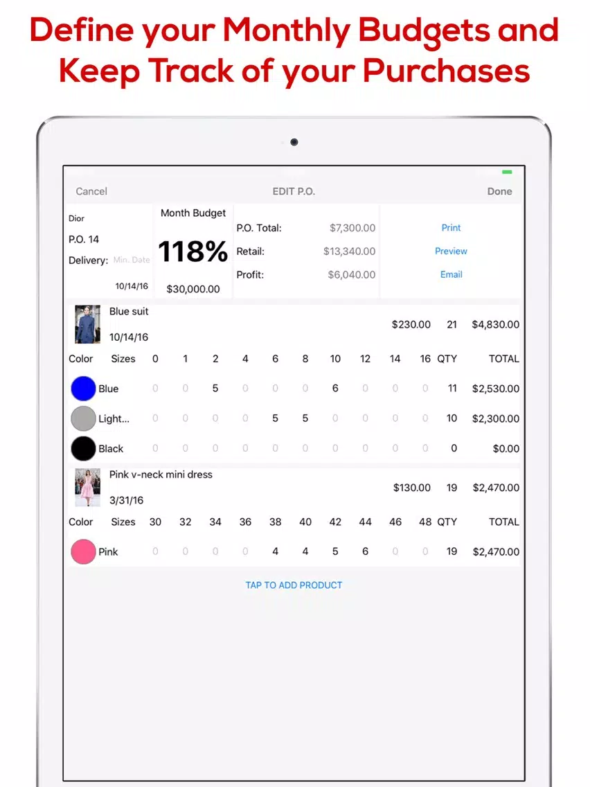 iMerchandise For Lightspeed iPad  سکرین شاٹس