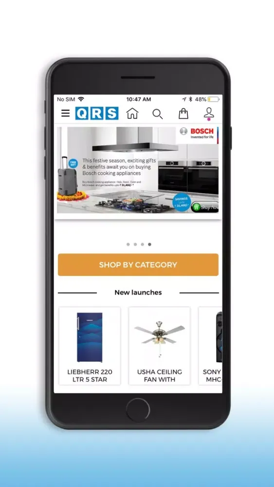 Captures d'écran de My QRS: Buy Electronics Online