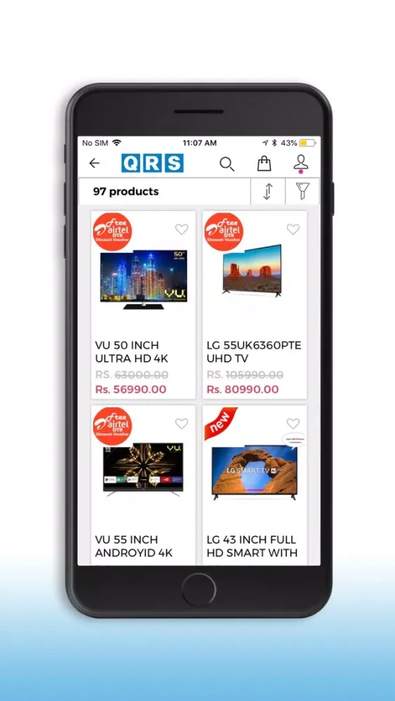 Captures d'écran de My QRS: Buy Electronics Online