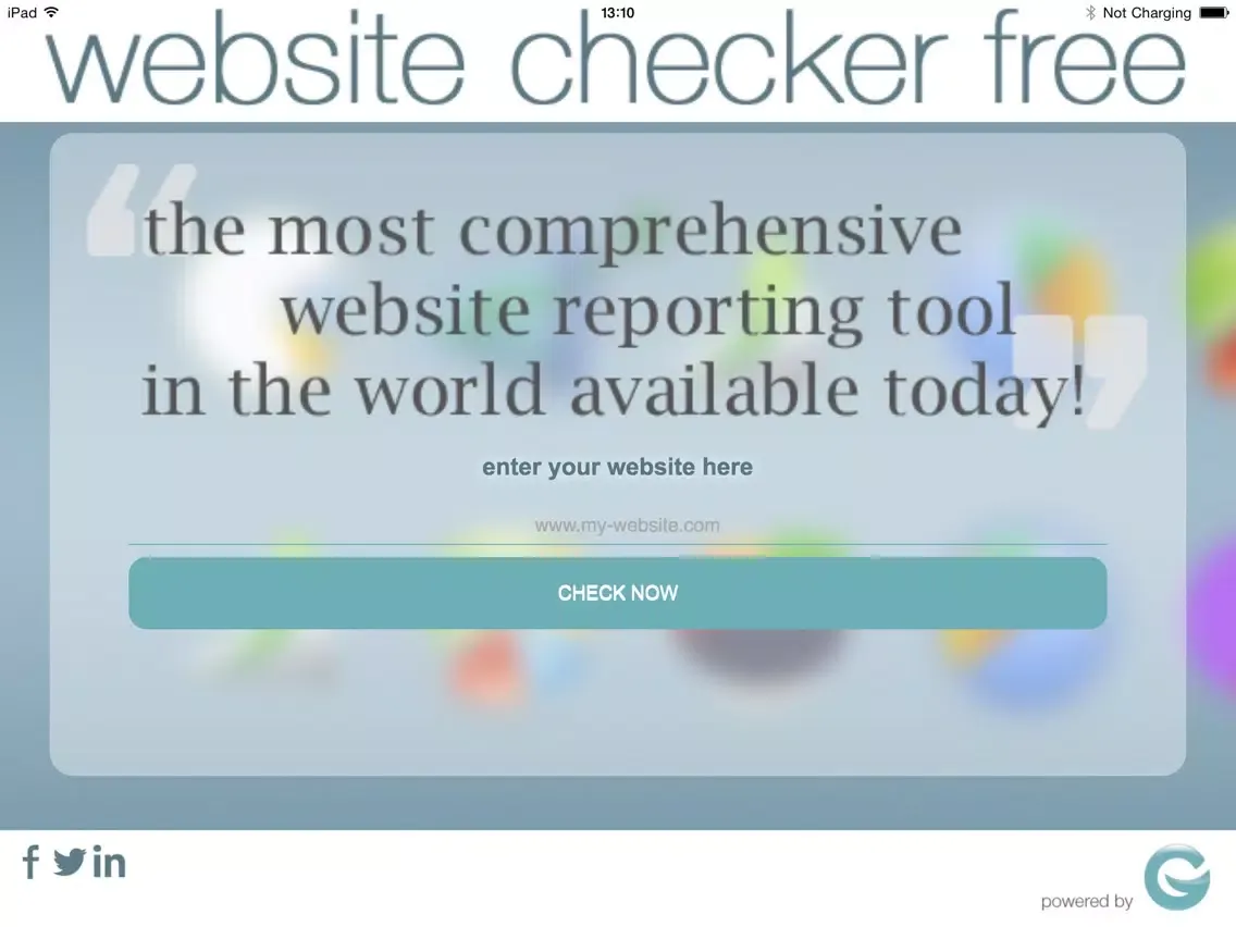 Tangkapan layar Website Checker Free iPad 