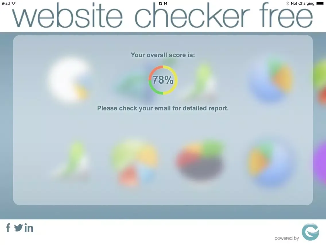 Tangkapan layar Website Checker Free iPad 