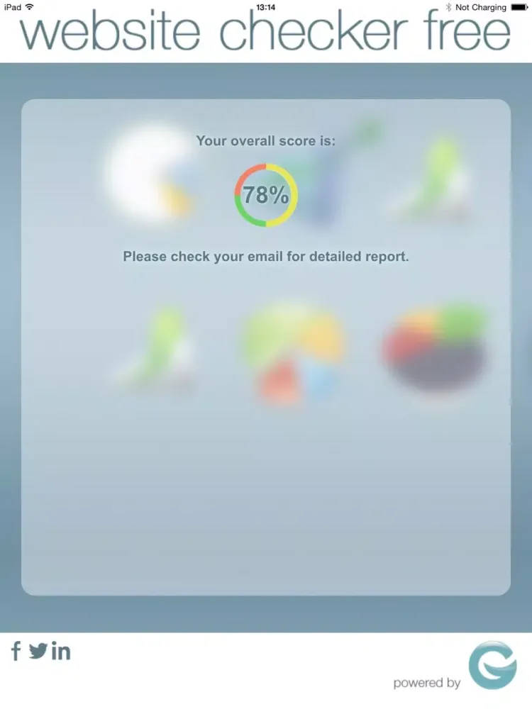 Tangkapan layar Website Checker Free iPad 