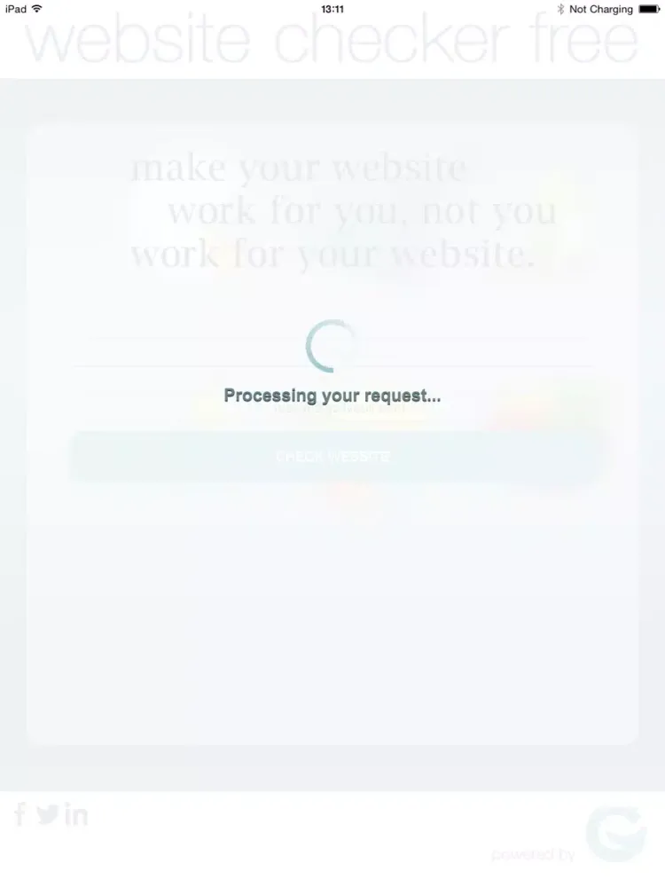 Tangkapan layar Website Checker Free iPad 