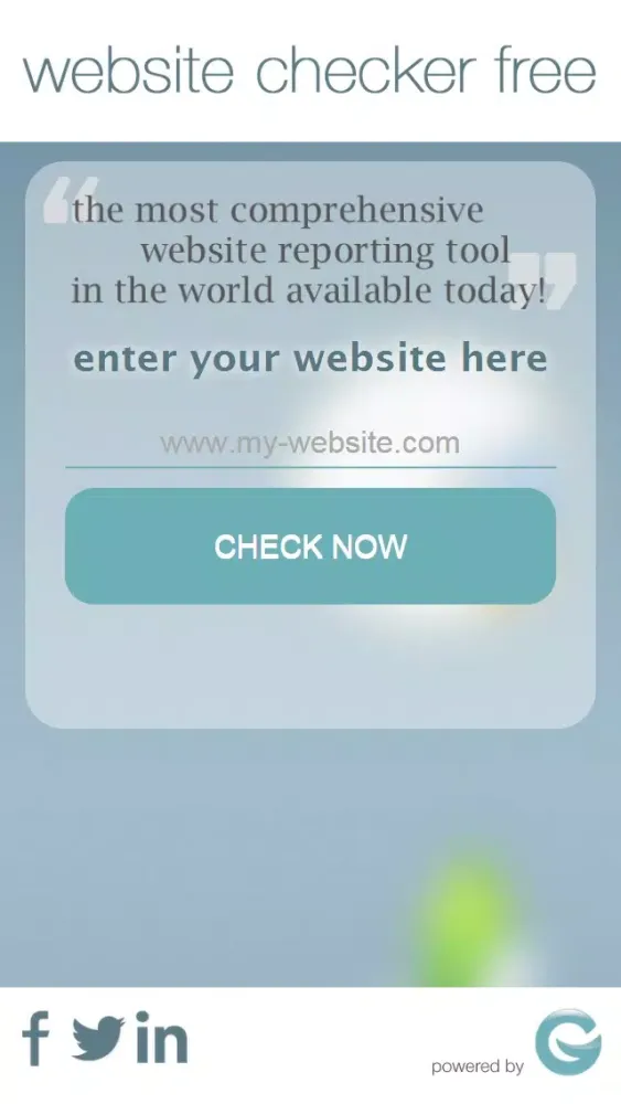 Tangkapan layar Website Checker Free