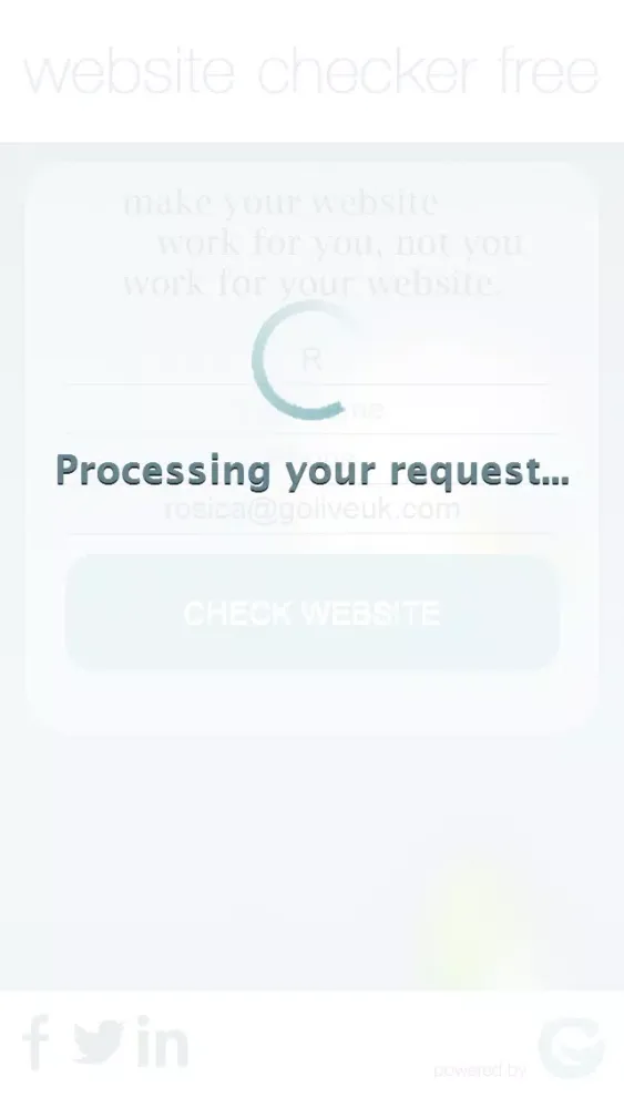 Tangkapan layar Website Checker Free