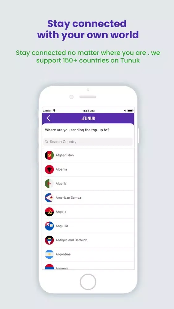 Tunuk-Topup App स्क्रीनशॉट