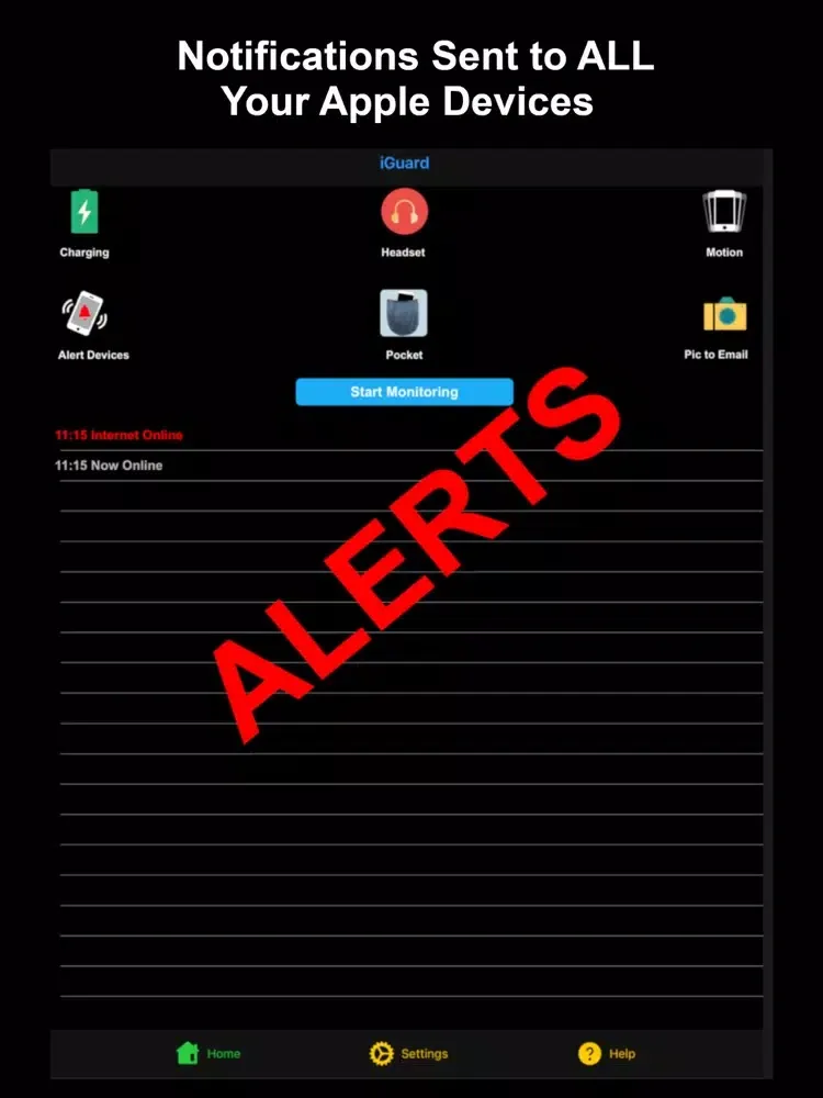 iGuard Phone Alarm Alert iPad  سکرین شاٹس