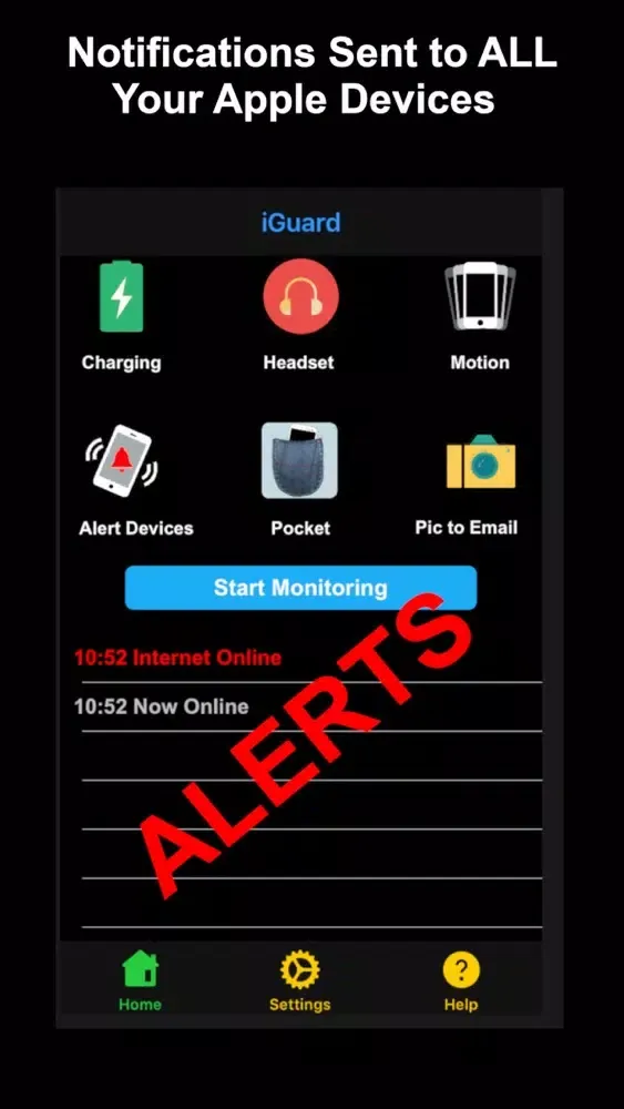 iGuard Phone Alarm Alert سکرین شاٹس