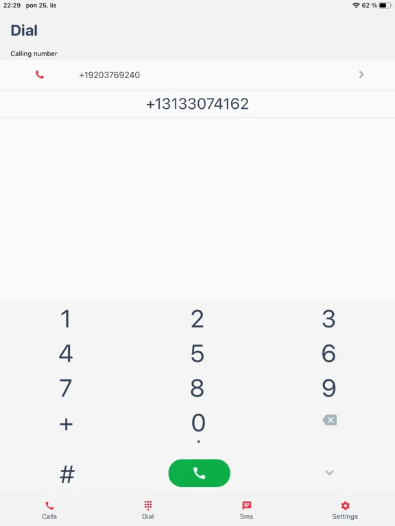 Talkyto - Twilio calls & SMS iPad  स्क्रीनशॉट