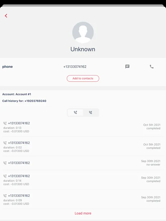 Talkyto - Twilio calls & SMS iPad  स्क्रीनशॉट