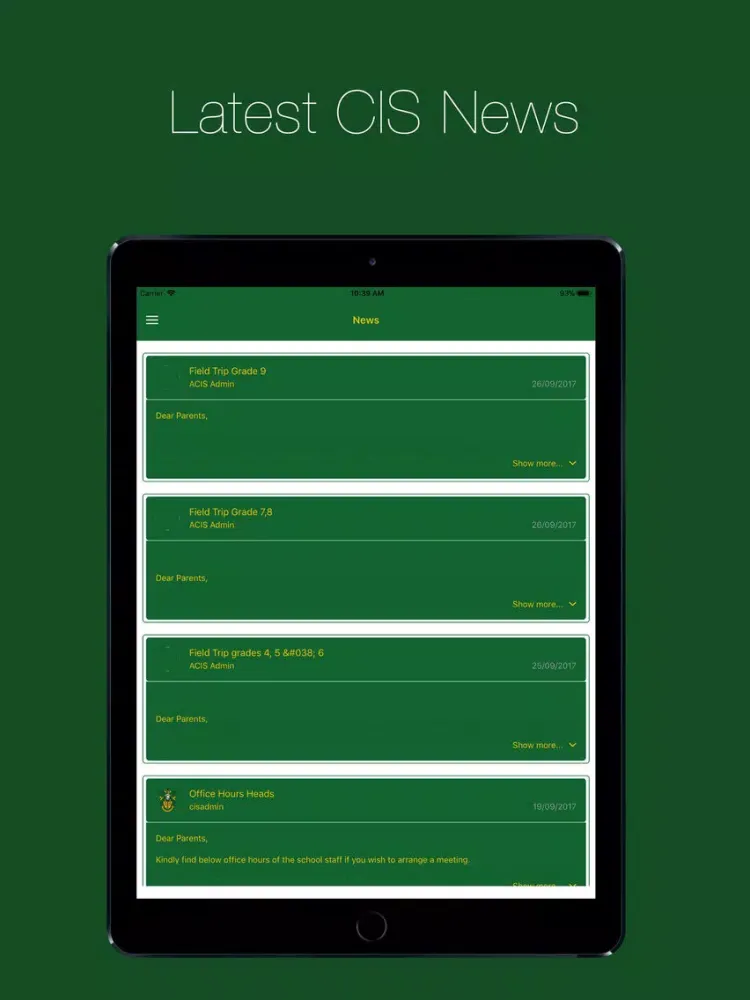 ACIS iPad 應用截圖
