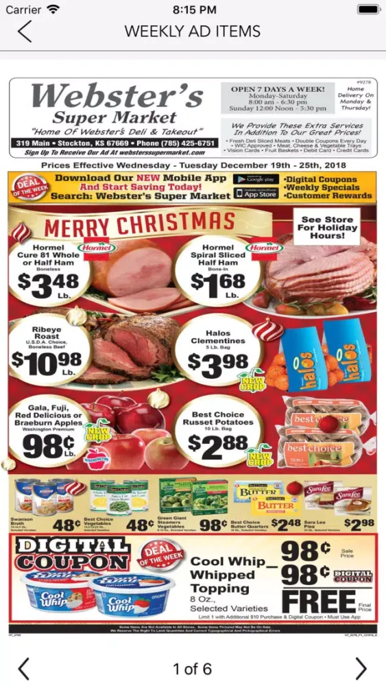 Capturas de pantalla de Websters Super Market KS