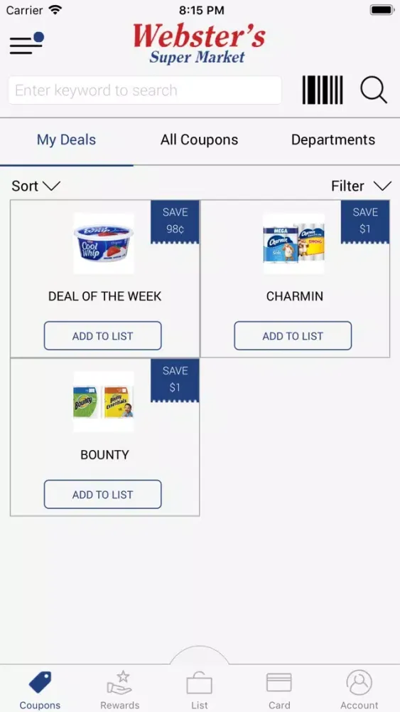 Capturas de pantalla de Websters Super Market KS