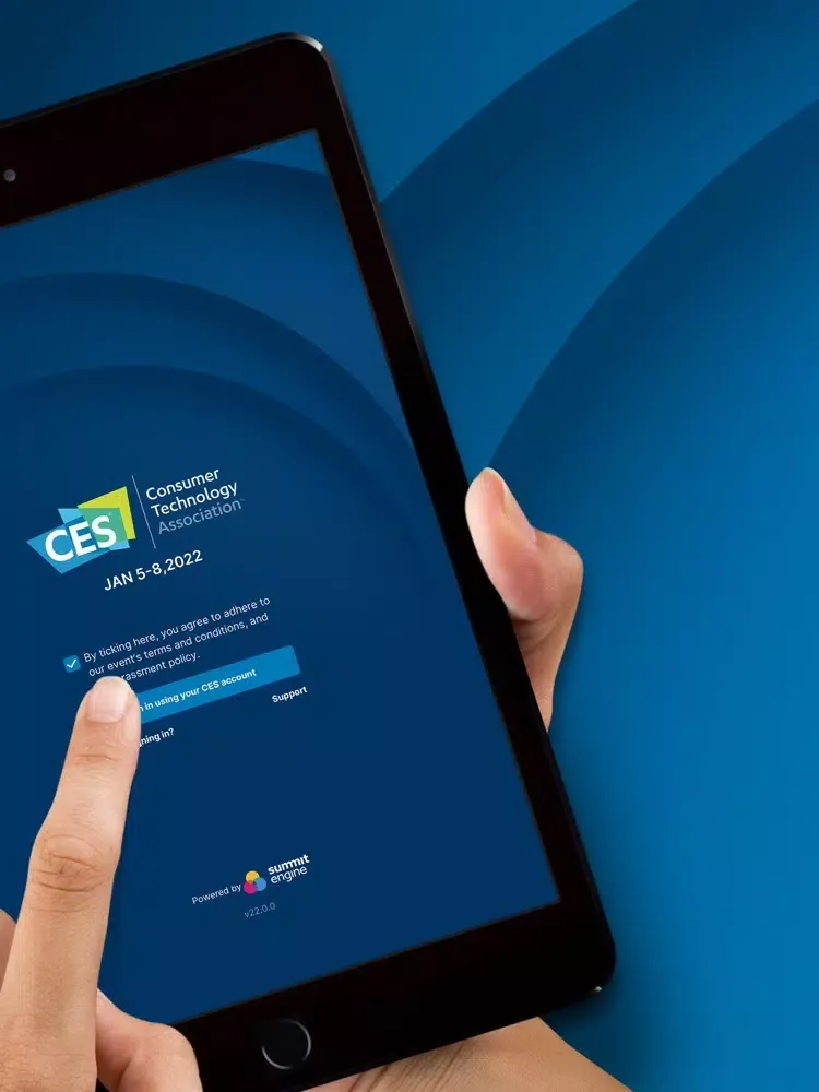 CES 2022 iPad 应用截图