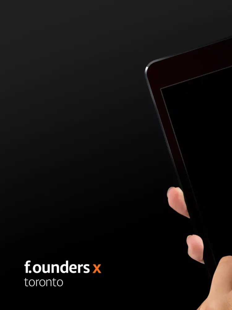 Tangkapan layar f.ounders Toronto iPad 