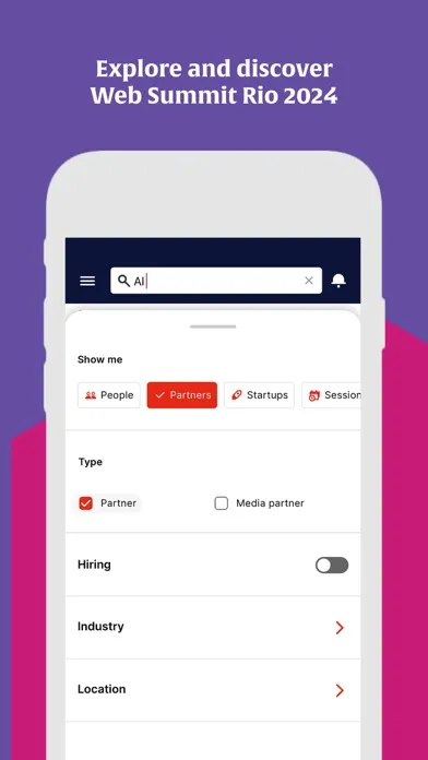 Web Summit Rio 2024 Screenshots