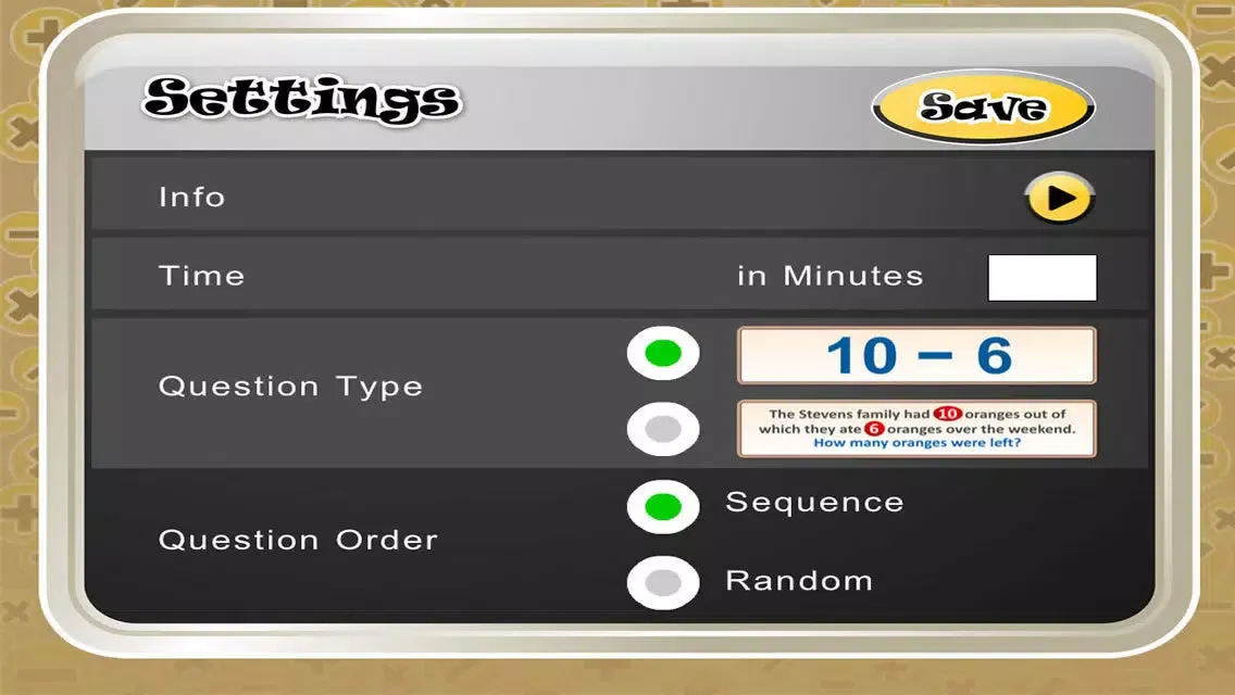 Minus Drills. - Autism Series Screenshots