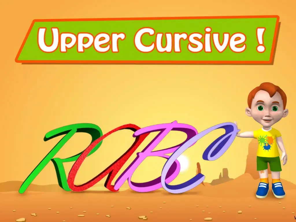 صور Cursive Upper Case - S iPad 