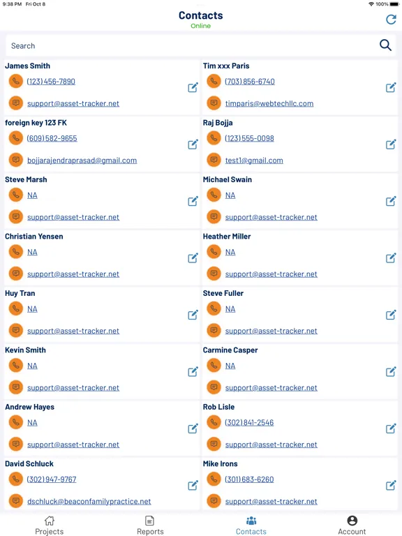 Asset Tracker Inspector iPad  Ekran Görüntüleri