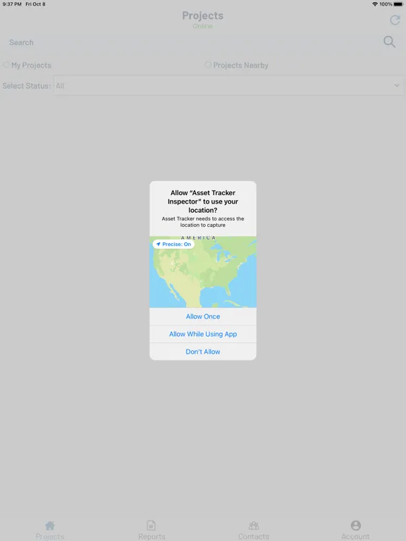 Asset Tracker Inspector iPad  Ekran Görüntüleri