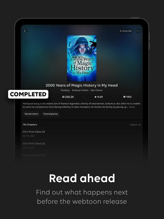 YONDER: Stories & Fiction iPad  스크린샷