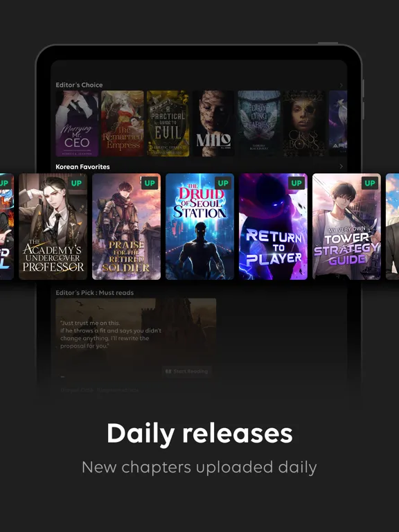 YONDER: Stories & Fiction iPad  스크린샷