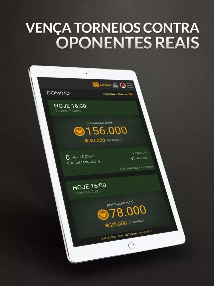 Captures d'écran de Dominoes Online Multiplayer iPad 