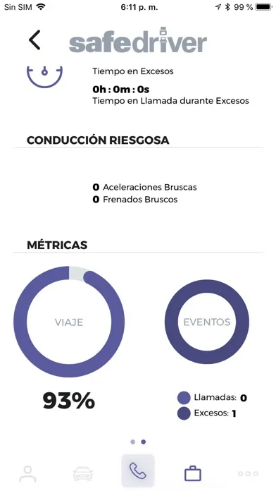 Captures d'écran de SafeDriver - Driver Behaviour