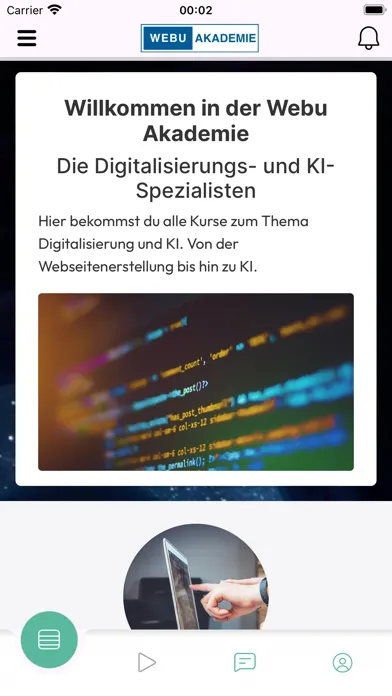 Captures d'écran de Webu Akademie