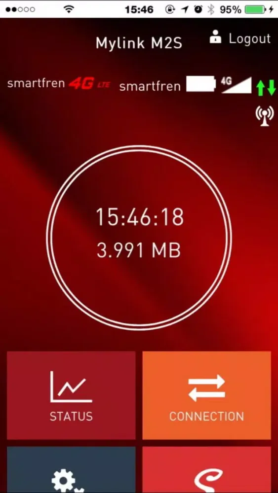 Tangkapan layar Mylink M2S