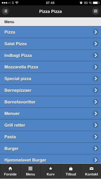 Capturas de tela do Pizza Pizza