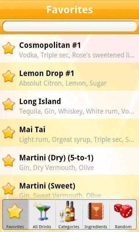 ภาพหน้าจอของ Drinks Recipes
