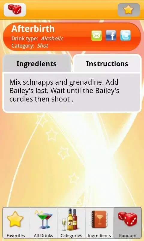 ภาพหน้าจอของ Drinks Recipes