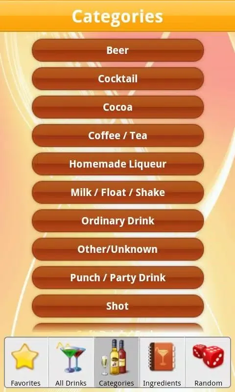 ภาพหน้าจอของ Drinks Recipes