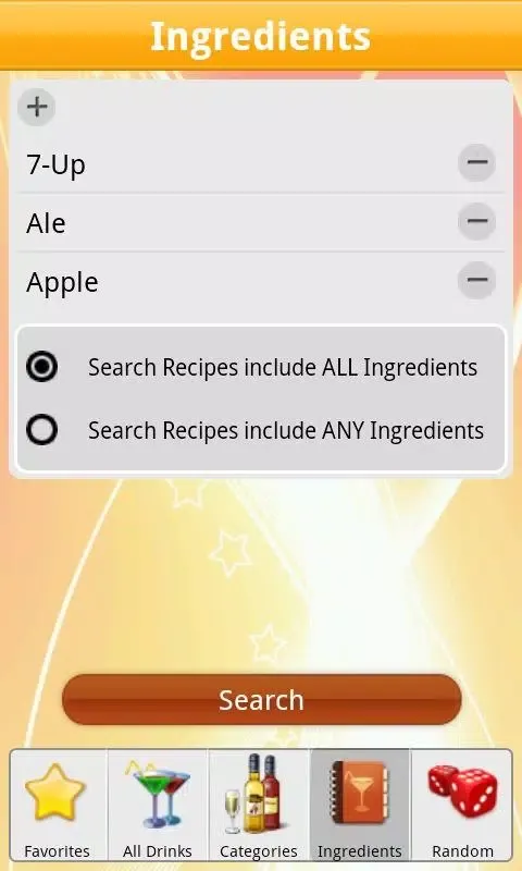 ภาพหน้าจอของ Drinks Recipes