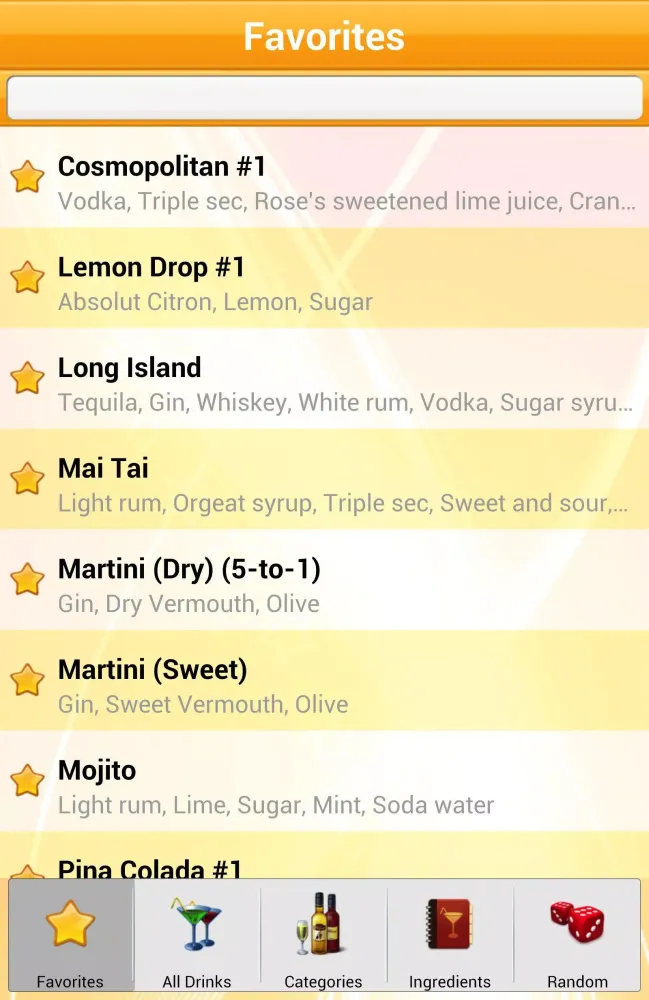 ภาพหน้าจอของ Drinks Recipes