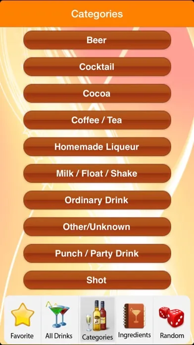 Скриншоты 8,500+ Drink Recipes
