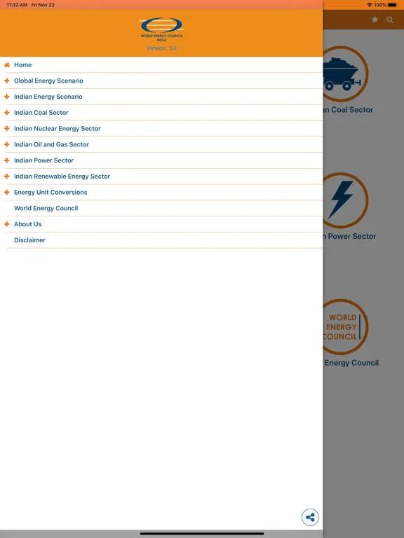 WEC India Energy Handbook iPad  Screenshots