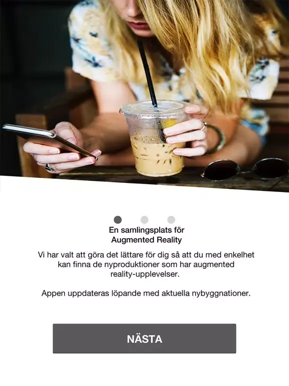 ภาพหน้าจอของ AR Nybyggnation iPad 