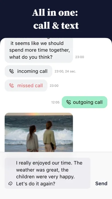 Capturas de tela do We Text + Call + Message Now