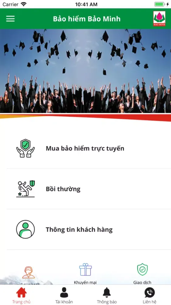 Tangkapan layar Bao Minh Truc Tuyen