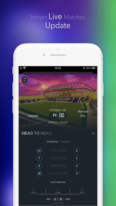 Zrzuty ekranu King Foot: Soccer Live Scores