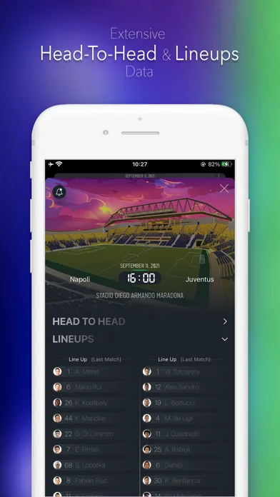 Zrzuty ekranu King Foot: Soccer Live Scores