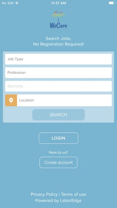 WeCare Staffing Solutions سکرین شاٹس