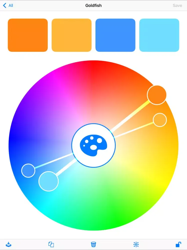 ภาพหน้าจอของ Colorly iPad 