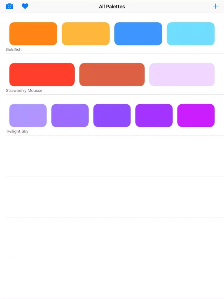 ภาพหน้าจอของ Colorly iPad 