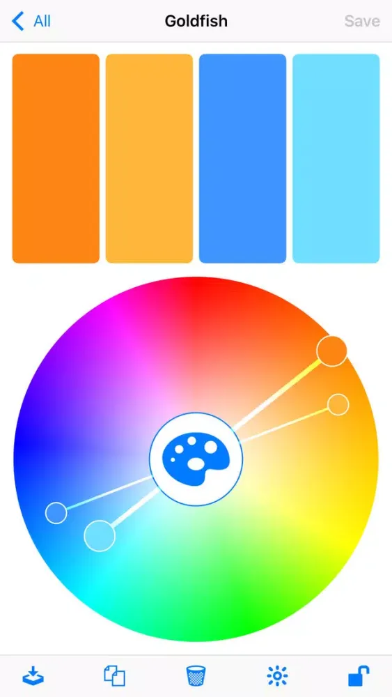 ภาพหน้าจอของ Colorly